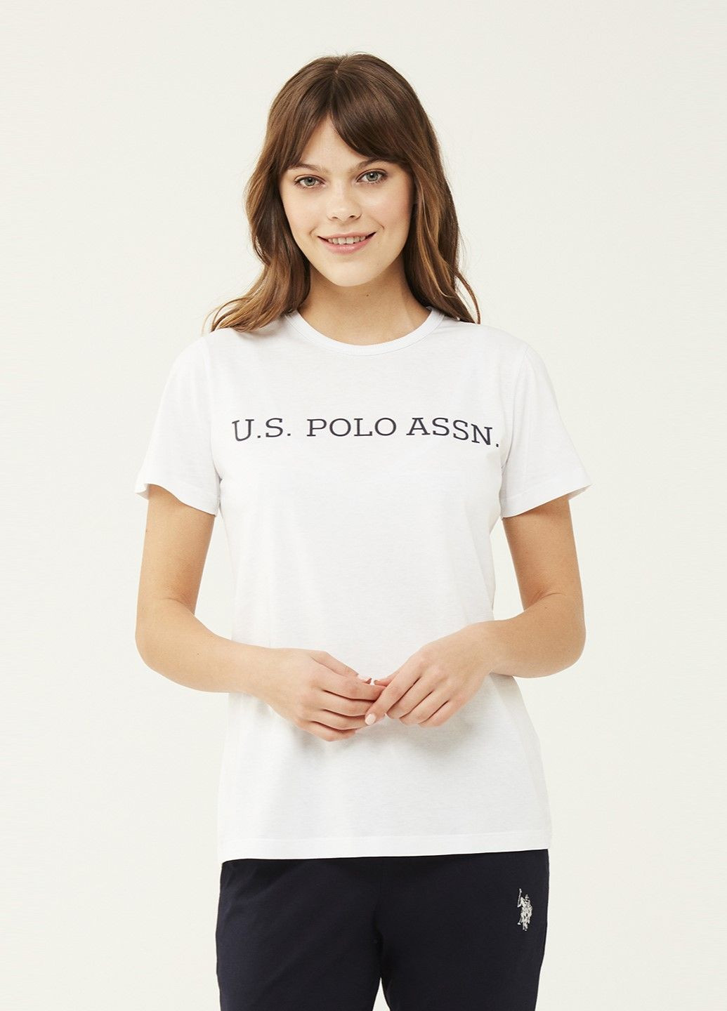 Футболка женская U.S. Polo Assn. 16595 - (296299868)