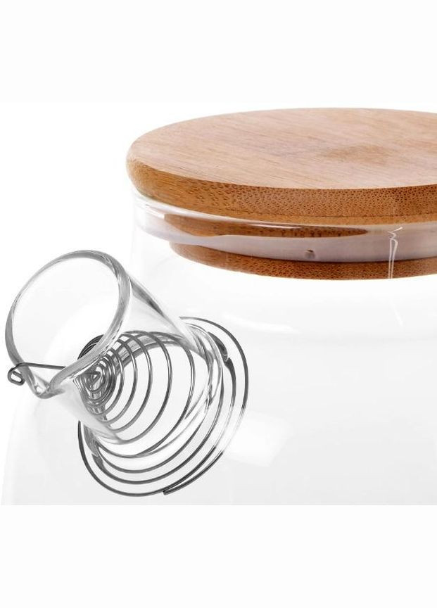 Чайник заварювальний Shamsi Gunfu 800мл скляний з металевим ситом Fissman (372173779)