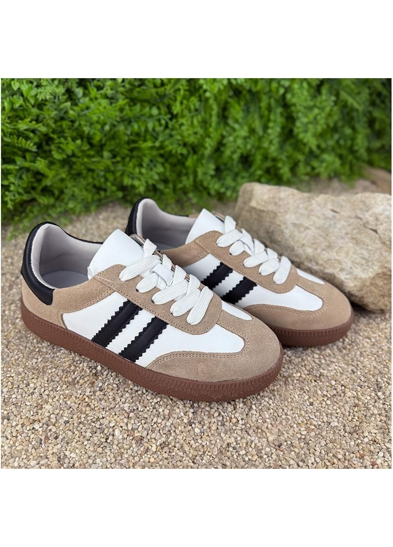 Бежеві жіночі замшеві кеди е-003075-3 бежеві No Brand