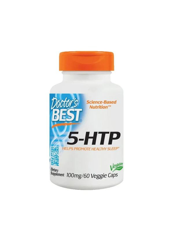 5-гидрокситриптофан, 5-HTP,, 100 мг, 60 капсул Doctor's Best (361116489)