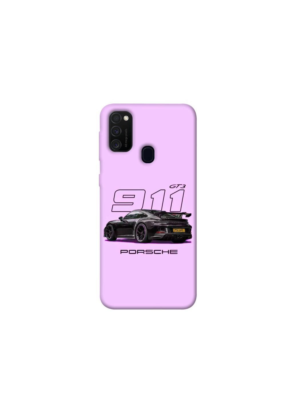 Чехол на Samsung Galaxy M21 911 pink Frontalka (355321671)