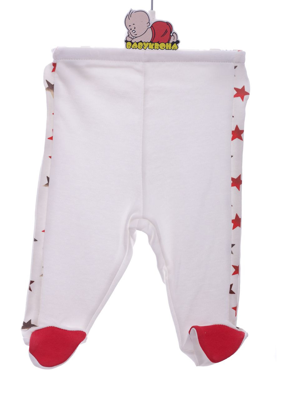 Білий демісезонний комплект сорочка, повзунки, шапочка трикотажний собачка білий 62 см (36977) BABYKROHA
