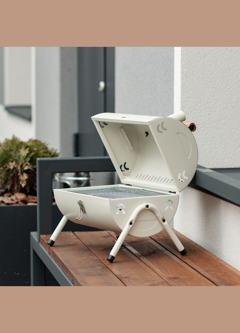 Мангал угольный двусторонний 38×28×40 см с решоткой TS Kitchen (315637559)