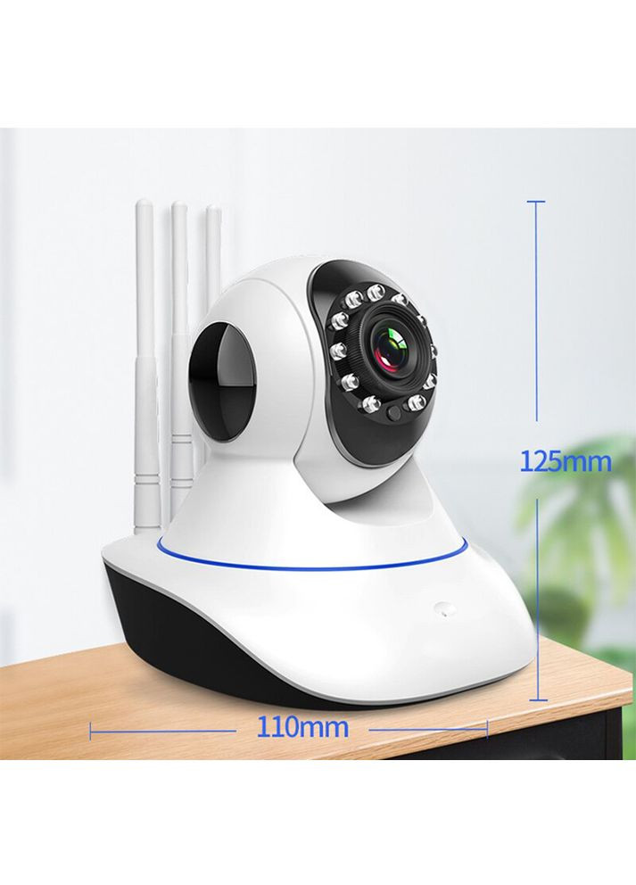 Камера видеонаблюдения беспроводная, с 3 антеннами, Wi-Fi, I-100AG/ Внутренняя IP камера IR (370778627)