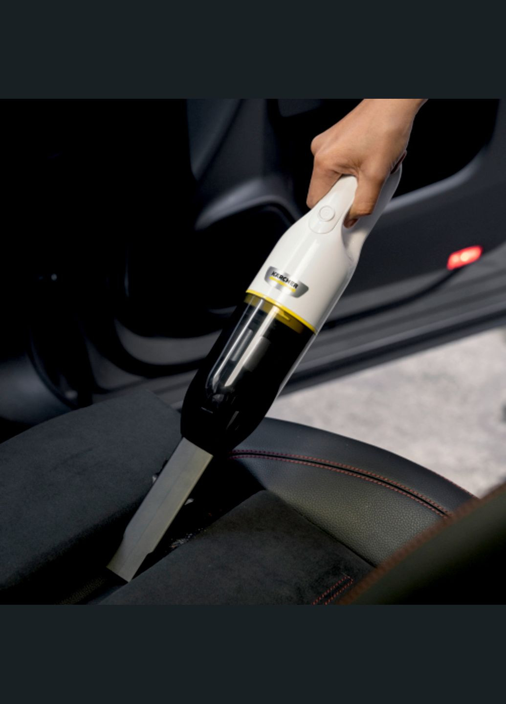 Пылесос автомобильный CVH 2, 70Вт, конт пыль 0.15л, автон. работа до 10мин, белый KARCHER (314750034)