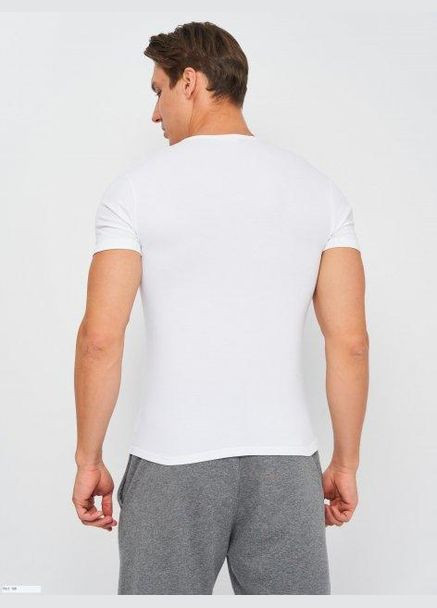 Біла футболка t-shirt mezza manica girocollo білий Kappa