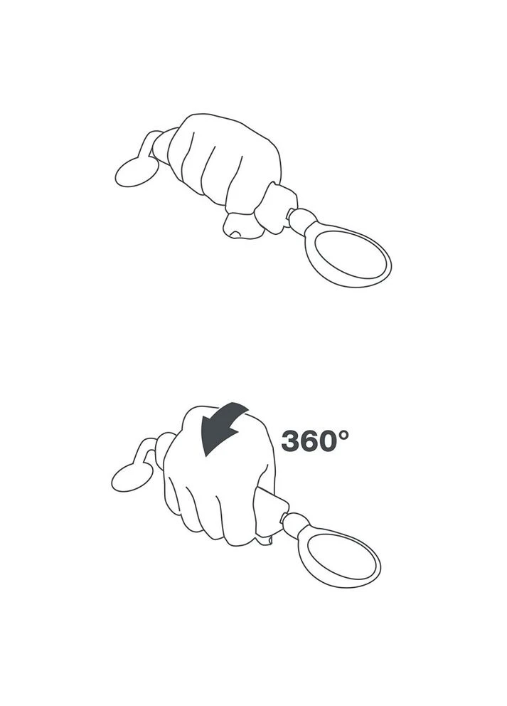 Детская ложка 360 blue, арт. 913383 Beaba (369165215)