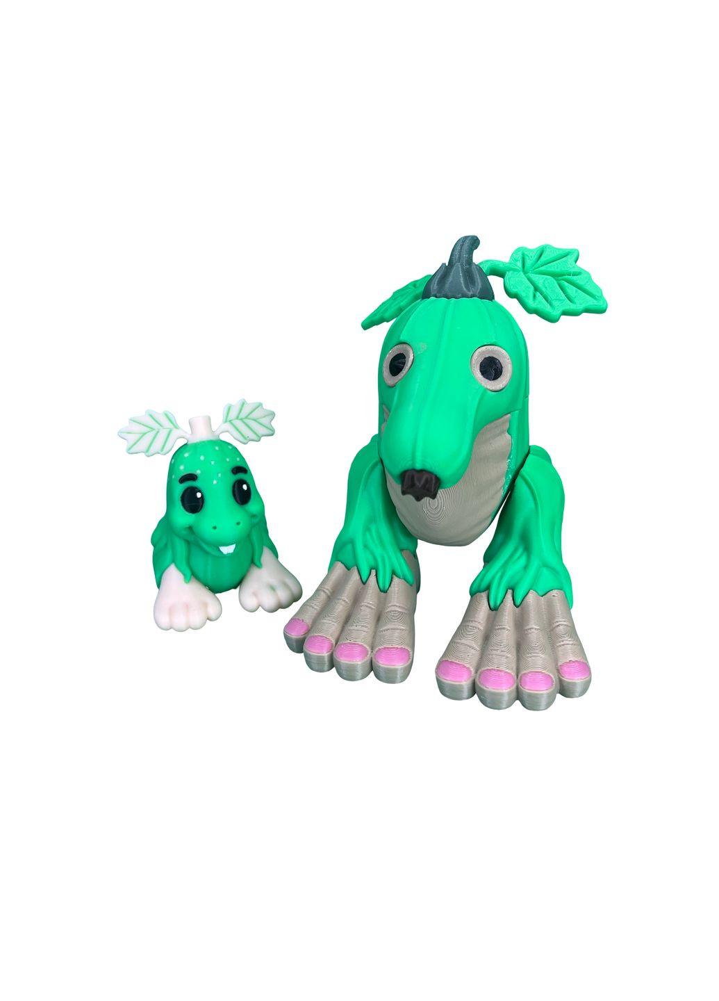 Игрушка Family Tric Trac Barabum семья кабачков из серии Italian Brainrot зеленый 13 см (IBR10006) DrukHouse3D (352507234)