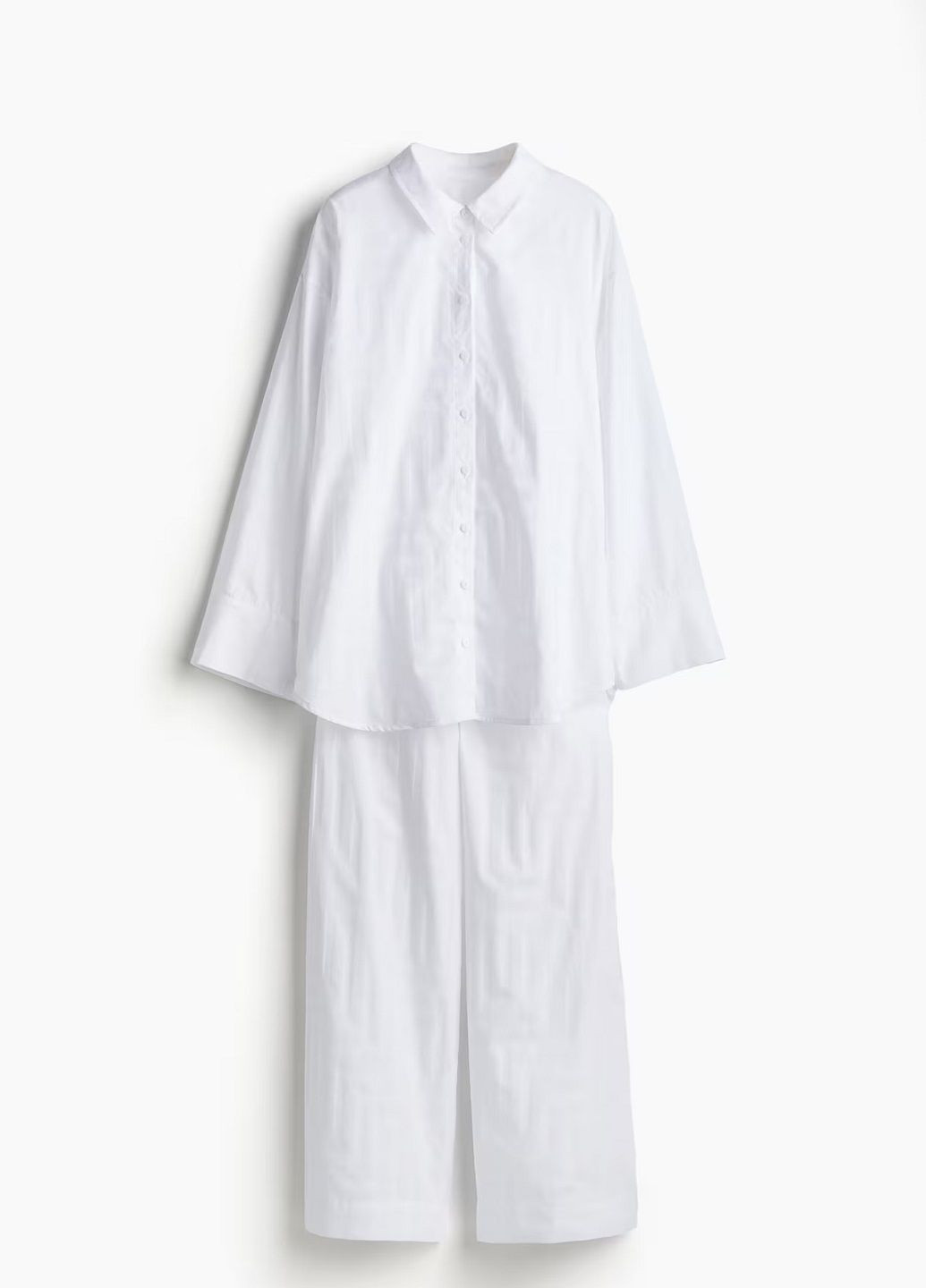 Біла всесезон піжама H&M