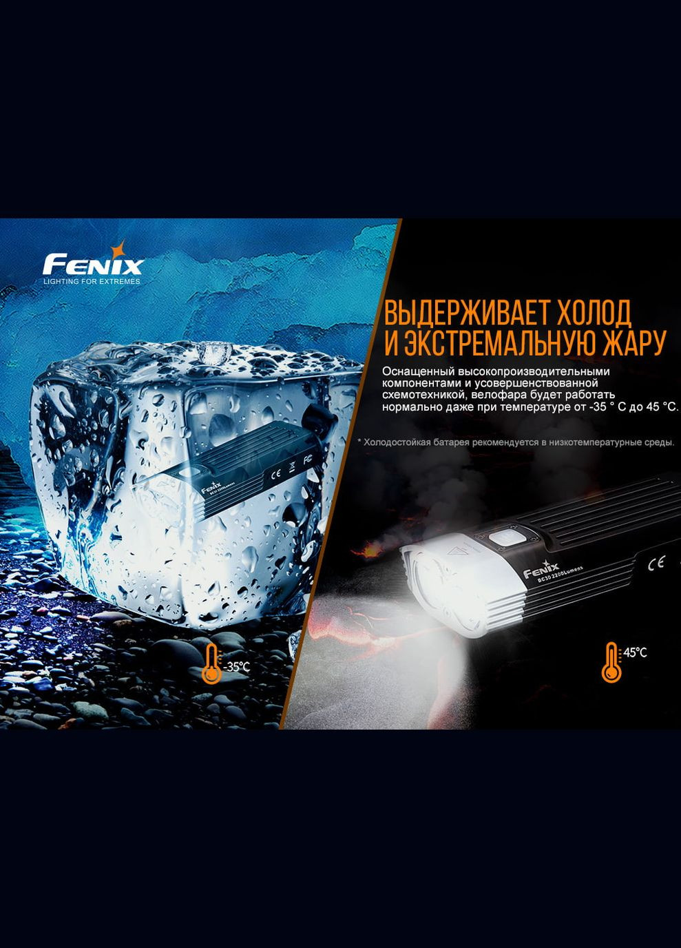 Велофара BC30 V2.0 (A-016110) Fenix (321971179)
