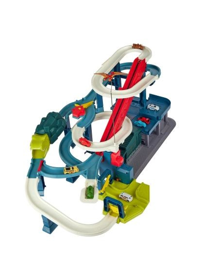 Игровой набор Dino автотрек-городская развязка электрический, 8 машинок (6603A) Zipp Toys Dino автотрек-міська розв'язка електричний, 8 маши (364629366)
