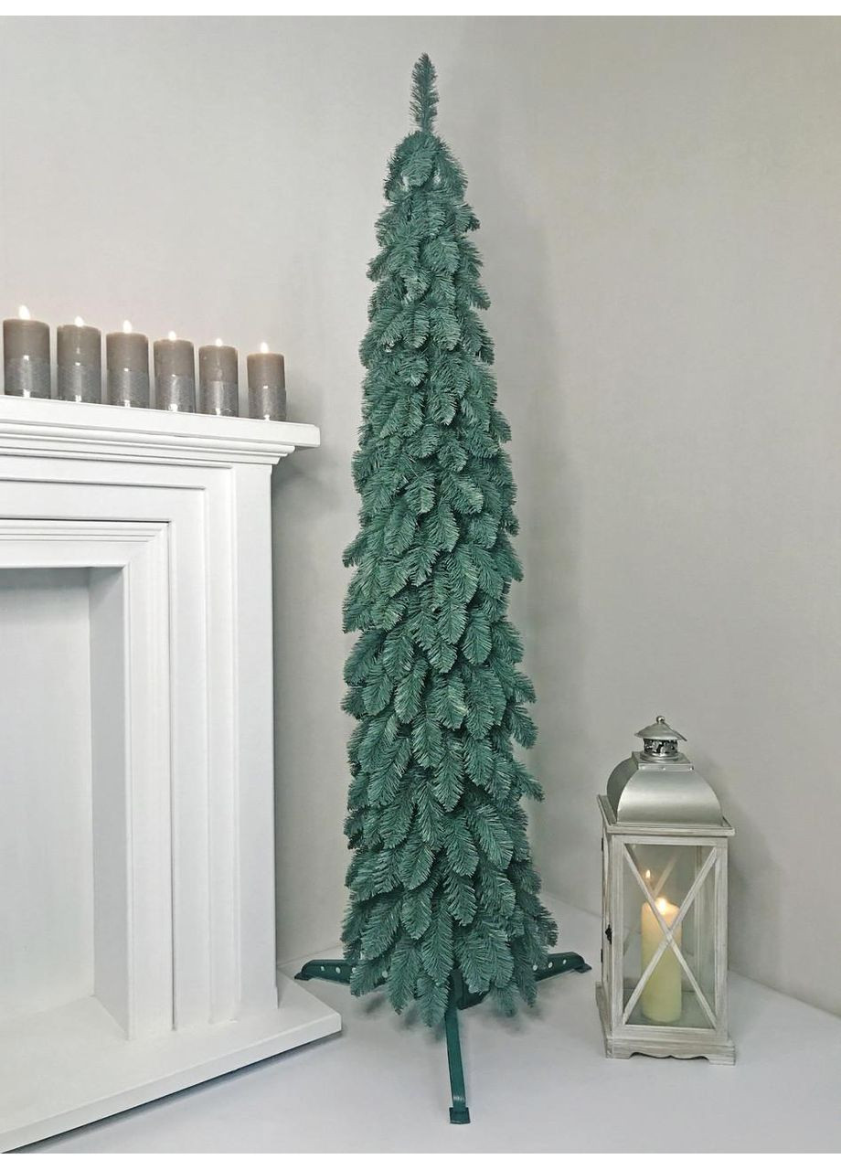 Ялинка штучна Альпійська вузька 180 см блакитна HVOYA (370161859)