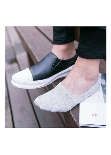 Белые бесшовные дышащие следы с силиконом серые organic cotton 42-43 JILL ANTONY (314997218)