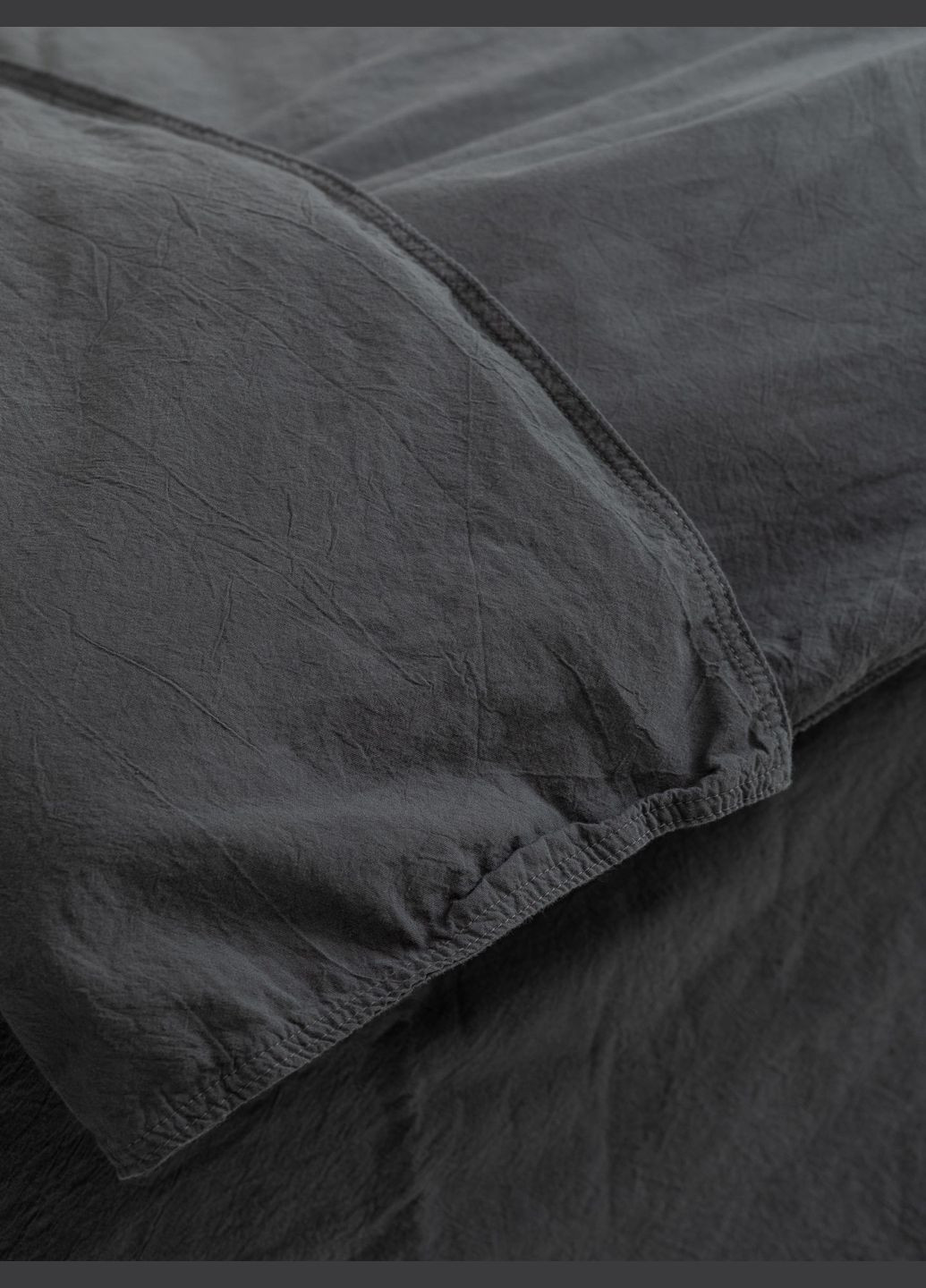 Комплект білизни із вареної бавовни Slate сімейний, Простирадло без резинки Leglo (300370720)