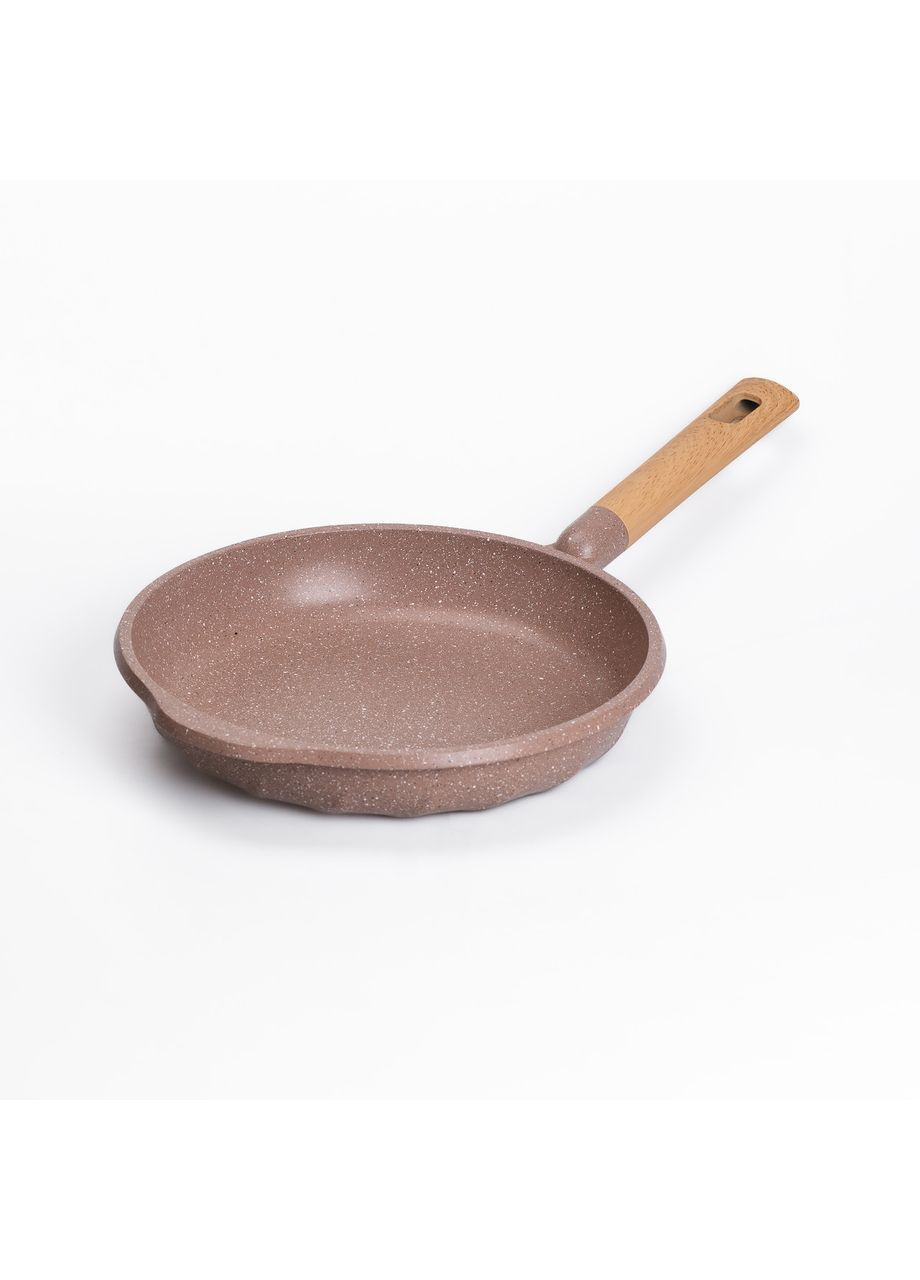 Алюминиевая сковорода 2,8 л с мраморным антипригарным покрытием Ø 28 см, толстое кофейное дно. MGC (367724628)