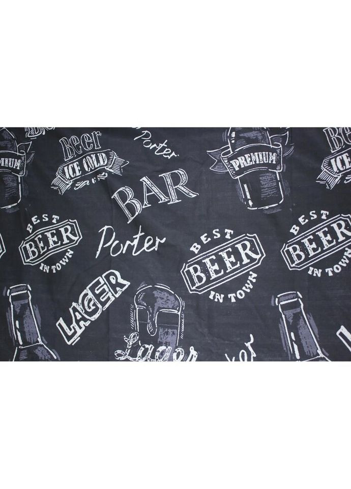 Постельное белье Бязь 17-0510 Beer Bar blac King Size (2200003630985) Mirson (280801795)