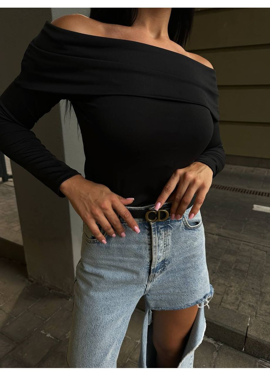 Лонгслив женский с открытыми плечами Style Point (353307481)