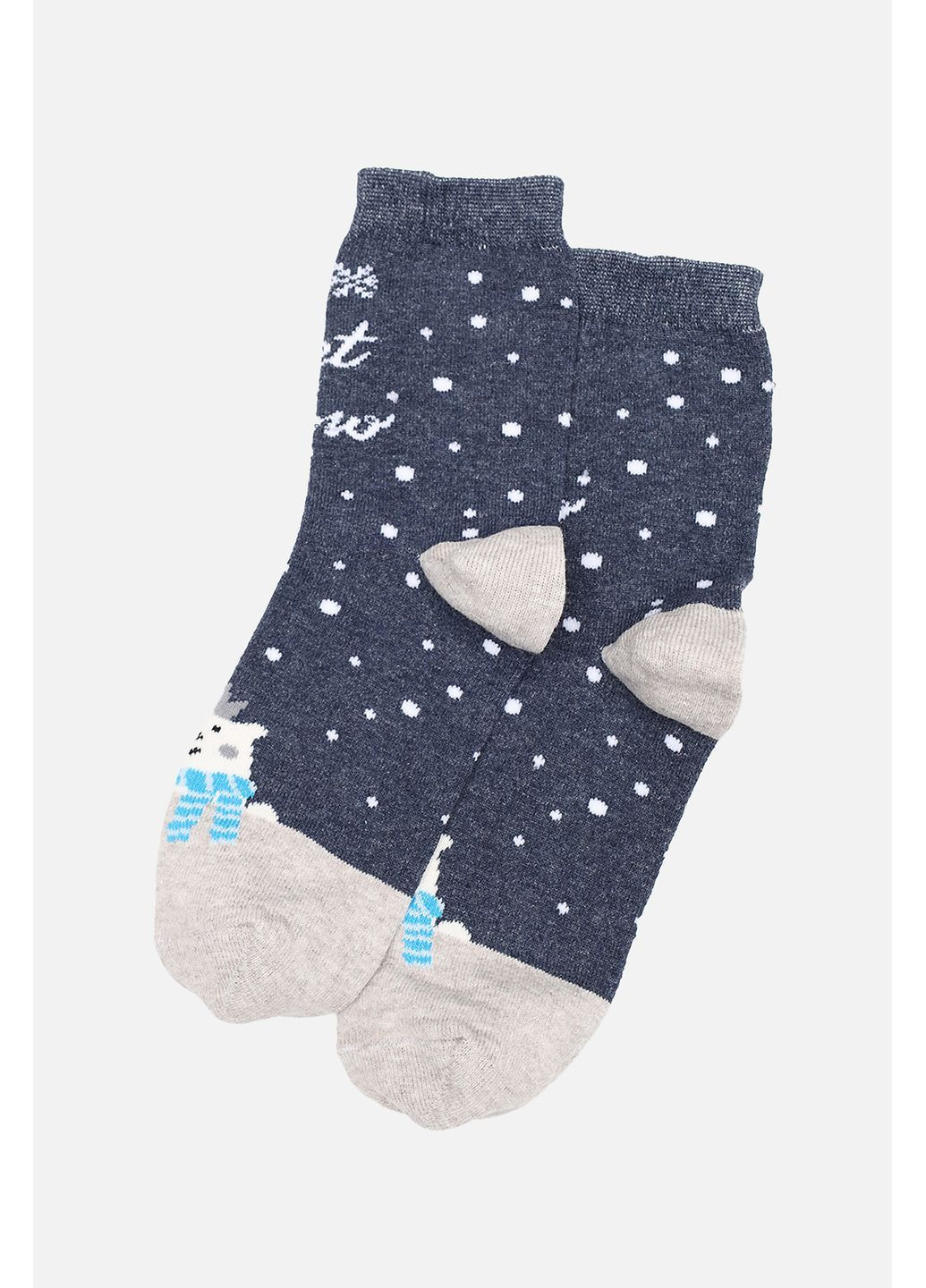 Синие набор носков средних женских цвет синий цб-00286692 Yuki (366732559)