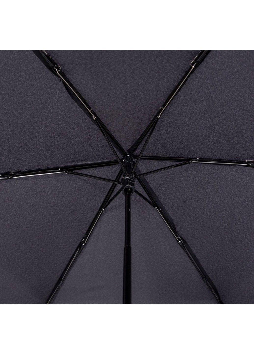 Чёрный зонт механический us.050 rain black kn95 0050 8472 Knirps маленький (341317104)