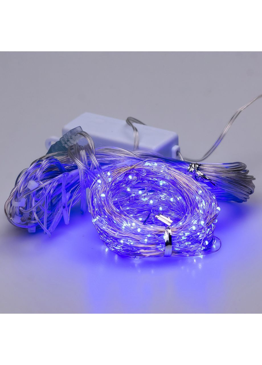 Гирлянда-штора Роса 200 LED размер 3*3 м, синий No Brand (369144569)