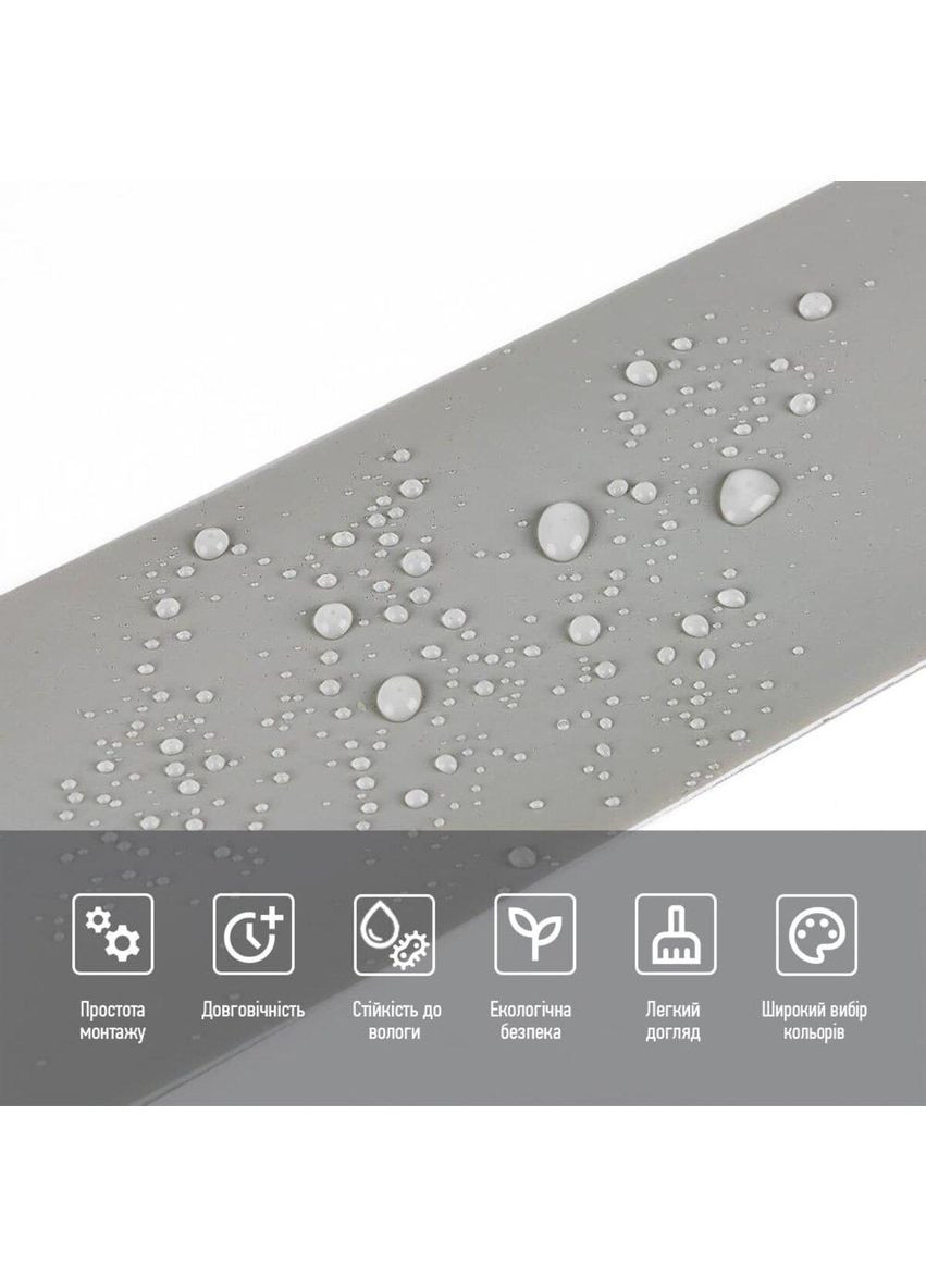 Молдинг виниловый самоклеящийся 5000х100х2мм Глянцевый (D) SW-00001795 Sticker Wall (353967753)