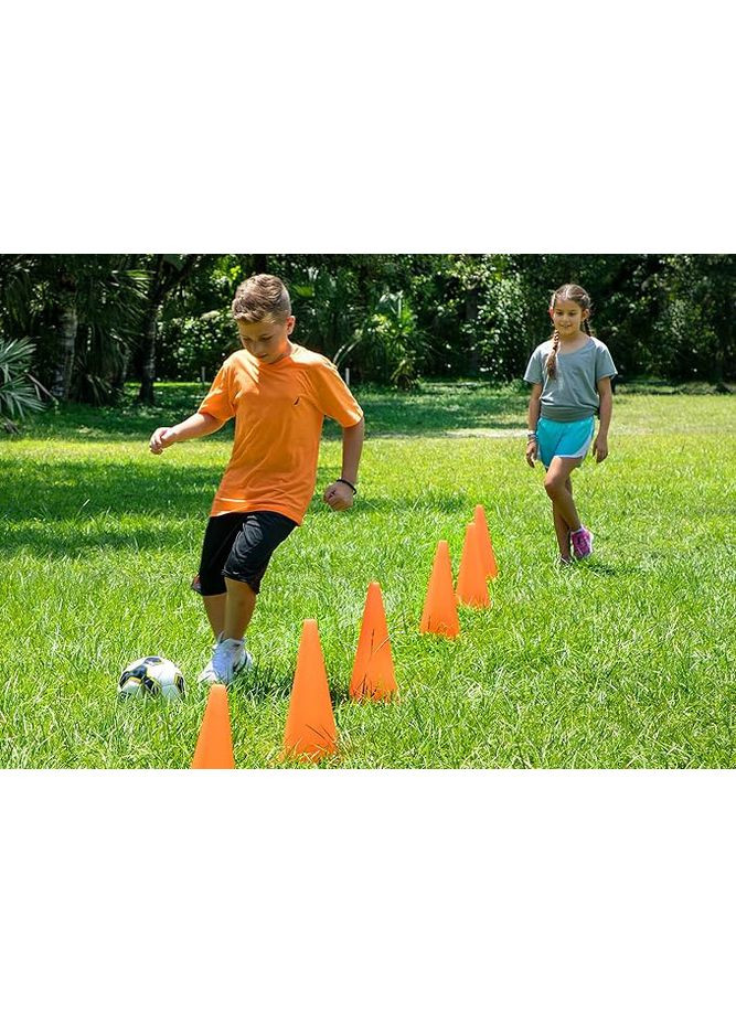 Конус-фишка спортивная 17 см желтая EasyFit (361081698)