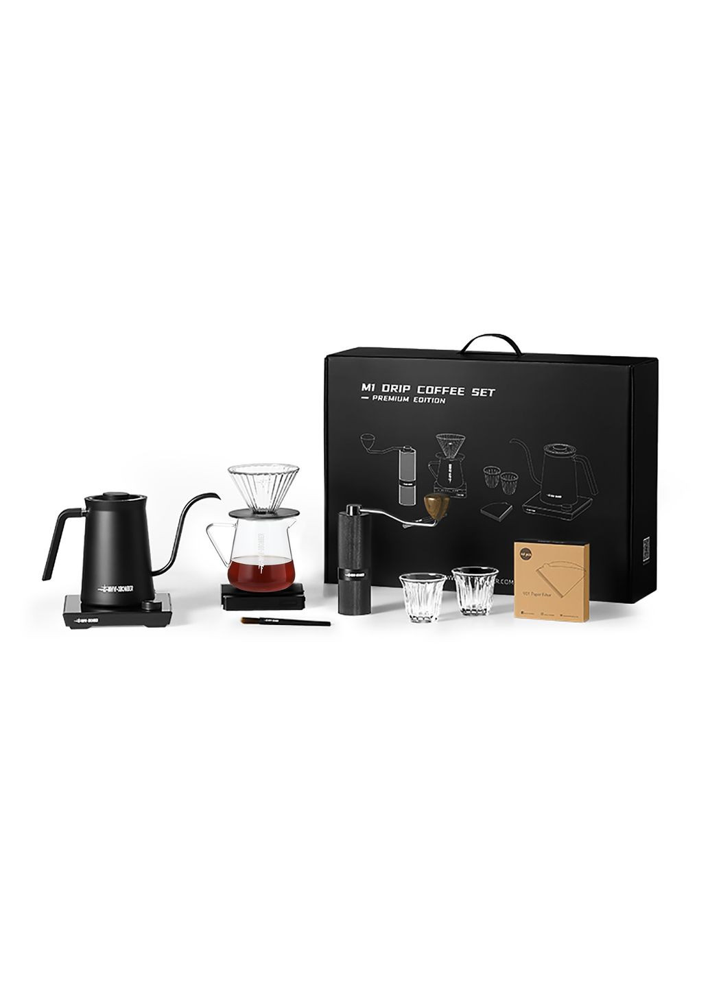 Подарунковий набір бариста 9 в 1 Assassin M1 Drip Coffee Set Чорний (CS7006B-OS) MHW-3BOMBER (333031939)