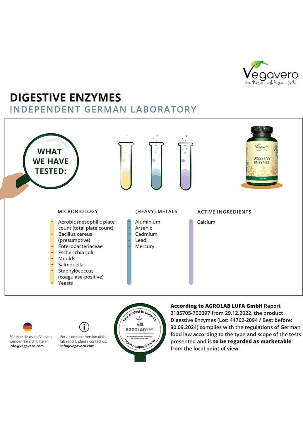 Энзимный комплекс от ® 120 капсул Vegavero (299717730)