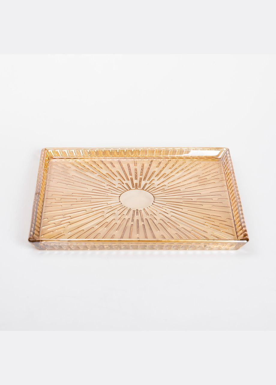 Блюдо для закусок Lirmartur скляне 24,5*20,5*2 см прямокутне, flute Yiwu (326599391)