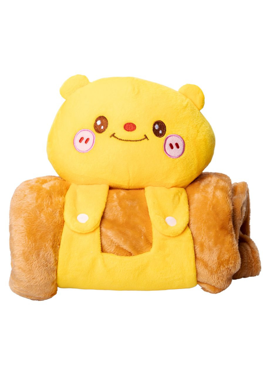 М'яка іграшка-плед Ведмедик 120×160 (см) 2 в 1 Colorful Home 5616-68Y Jooki (362043607)