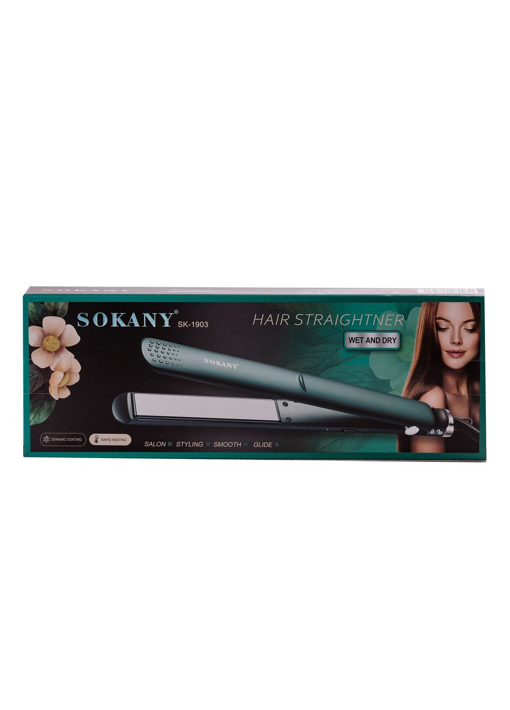 Утюжок для волос керамический Hair Straightner Sokany SK-1903 (297668735)