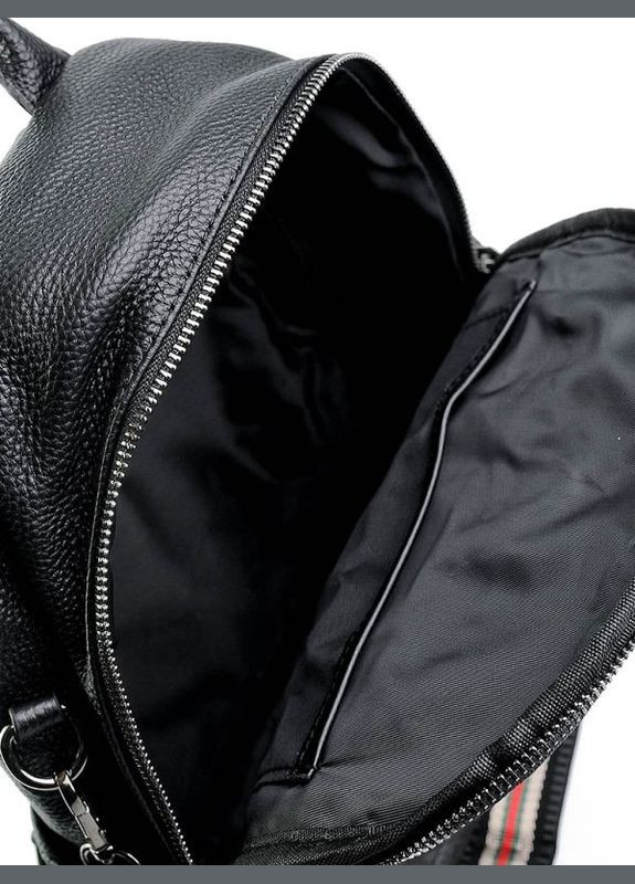 Женский кожаный рюкзак черный NIUNIU (302976552)