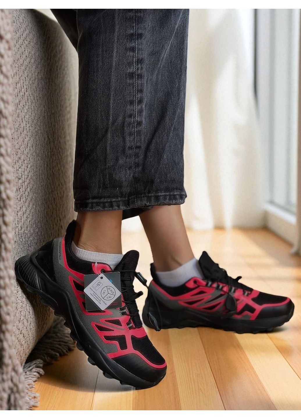 Женские трекинговые кроссовки Waterproof для активного отдыха Черный (7883) Crivit чёрные всесезоны (362666091)
