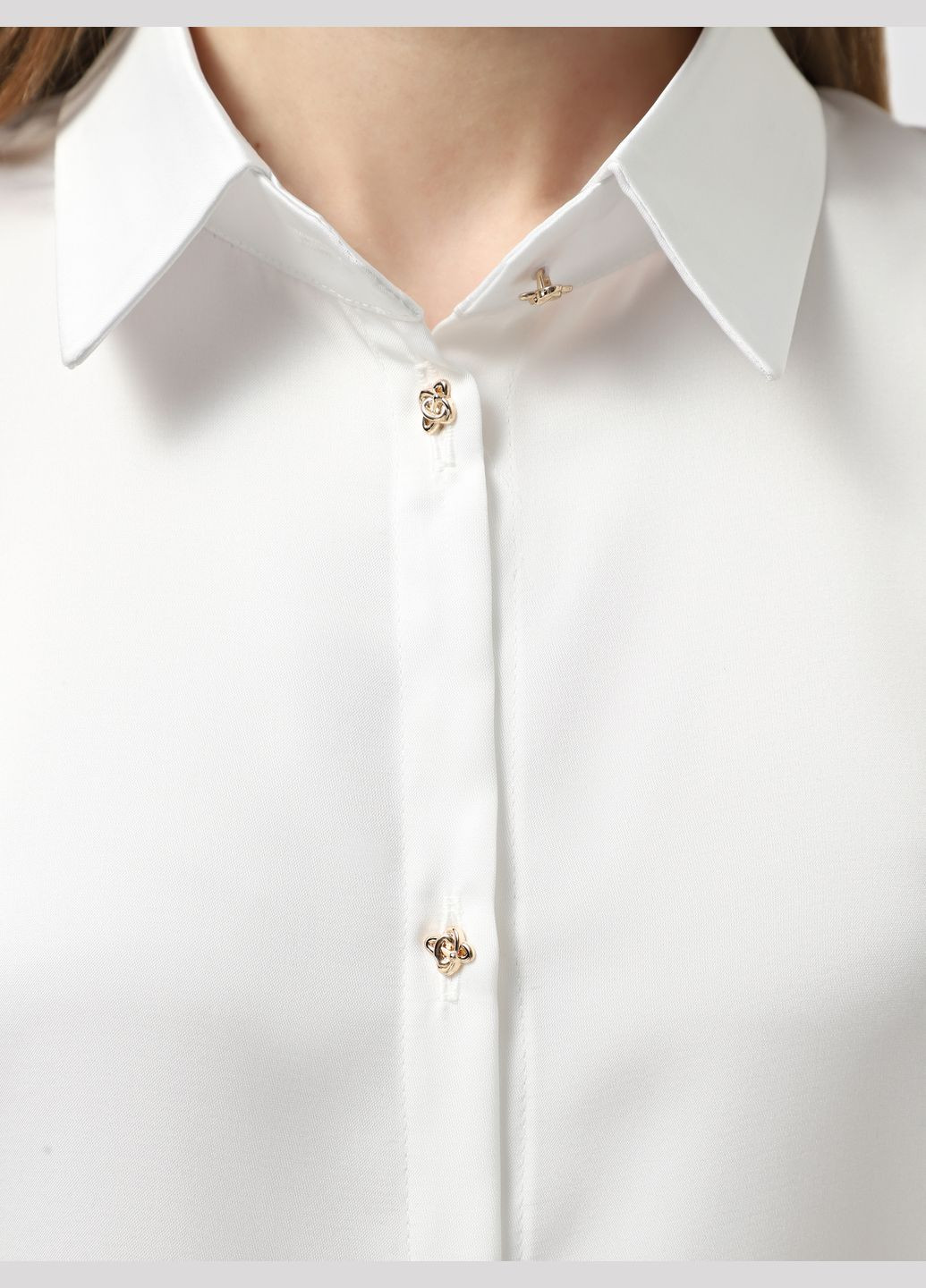 Молочная классическая рубашка ZUBRYTSKAYA