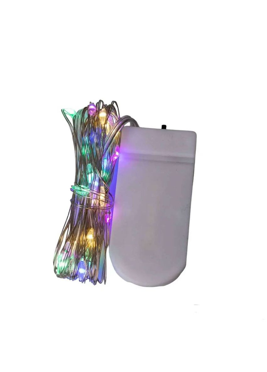 Гірлянда Роса нитка 30 LED довжина 3 м на батарейках, мультиколор GarlandoPro (328603682)