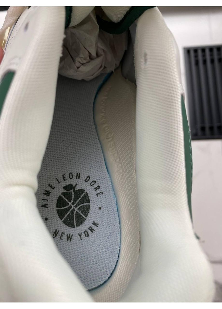 Сірі Осінні кросівки чоловічі new balance 550 green lether leon dore нью беланс 550 No Brand