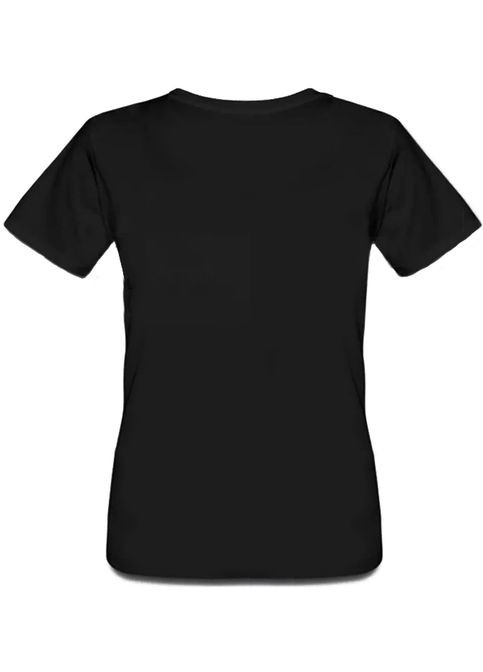 Черная летняя женская футболка mortal kombat 11 - ogo (чёрная) l Fat Cat