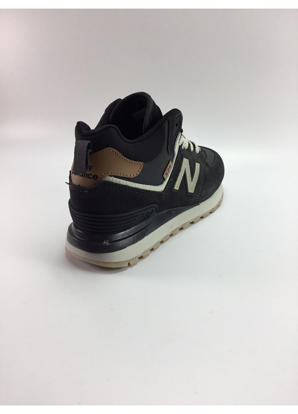 Темно-серые зимние мужские кроссовки No Brand