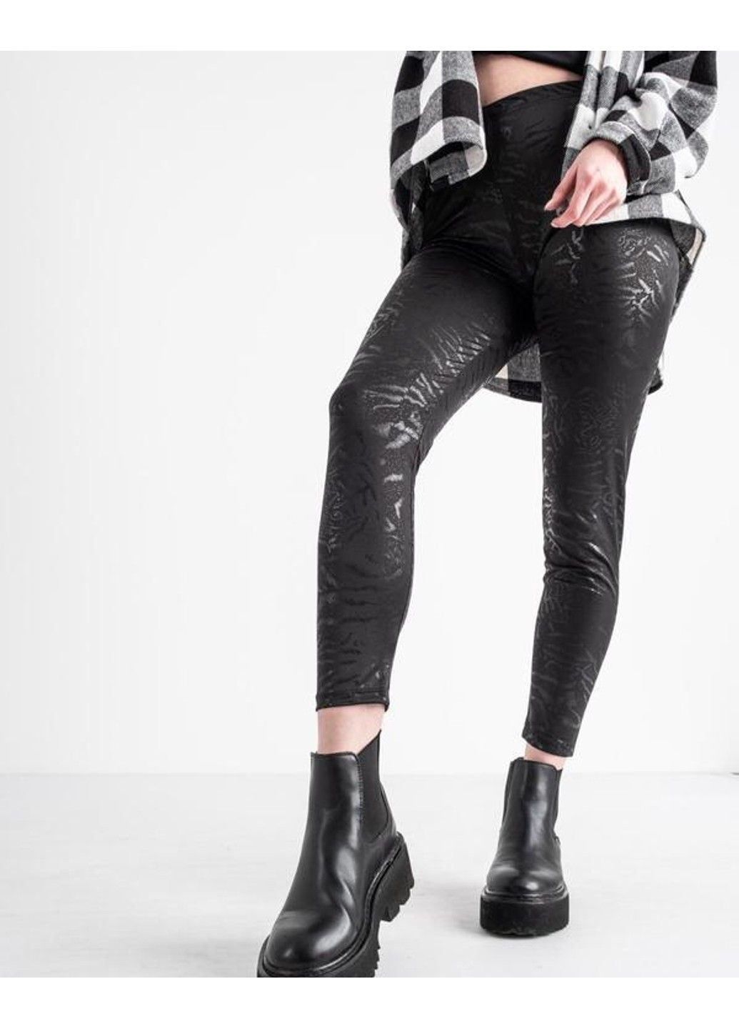 Лосины женские Тигр чорные Ласточка (307392768)