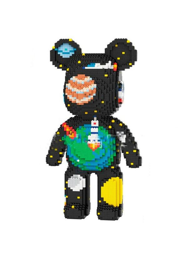 Конструктор для дорослих і дітей Magic Blocks "Космос" на 3031 деталь. Ведмедик Bearbrick 40,5 см Limo Toy (281080013)