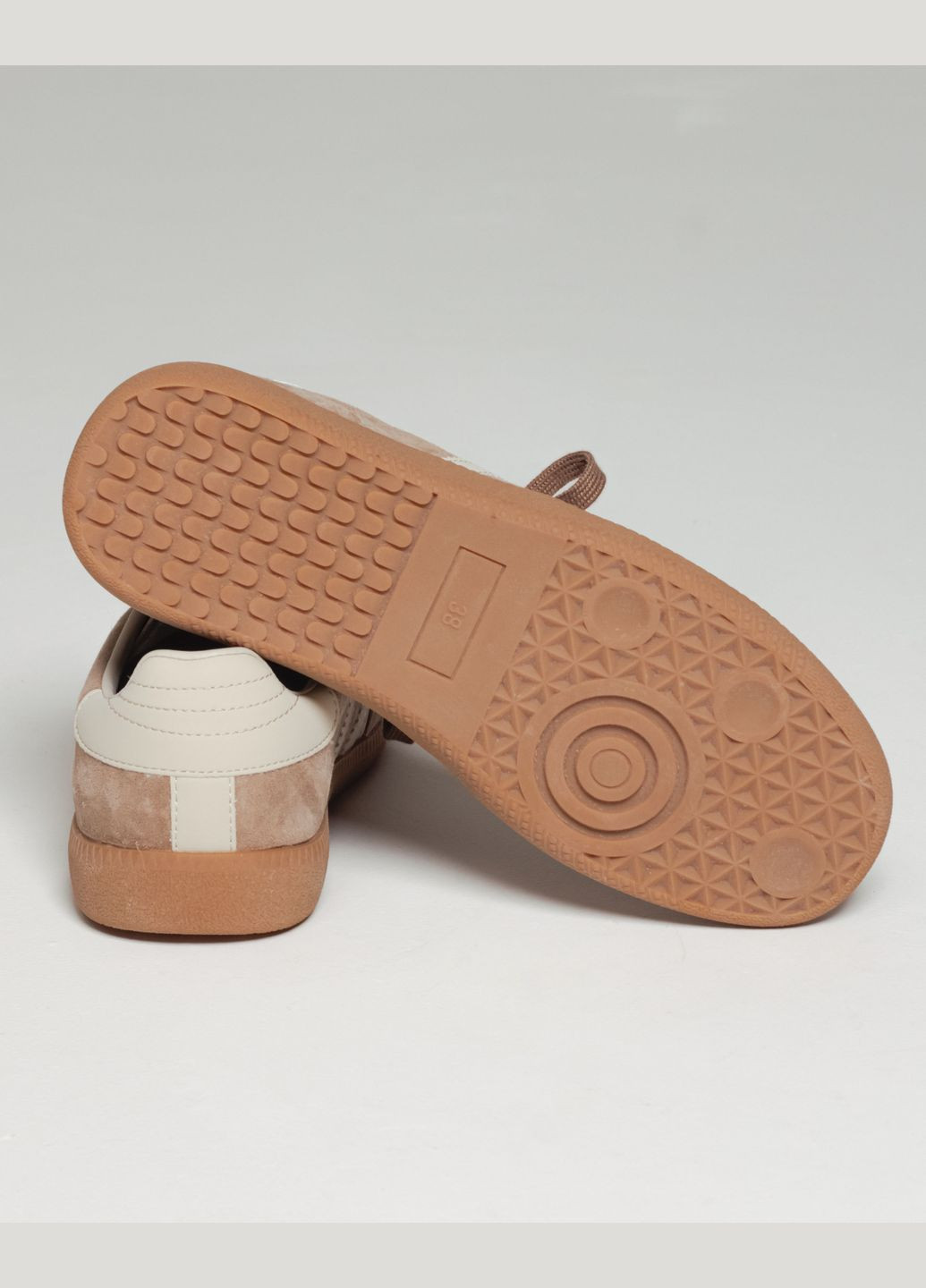 Бежевые кеды женские замша Prima d'Arte