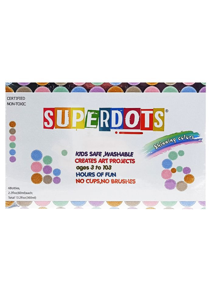 Детские точечные маркеры 35510, 6 цветов по 60 мл. BMW (322425754)