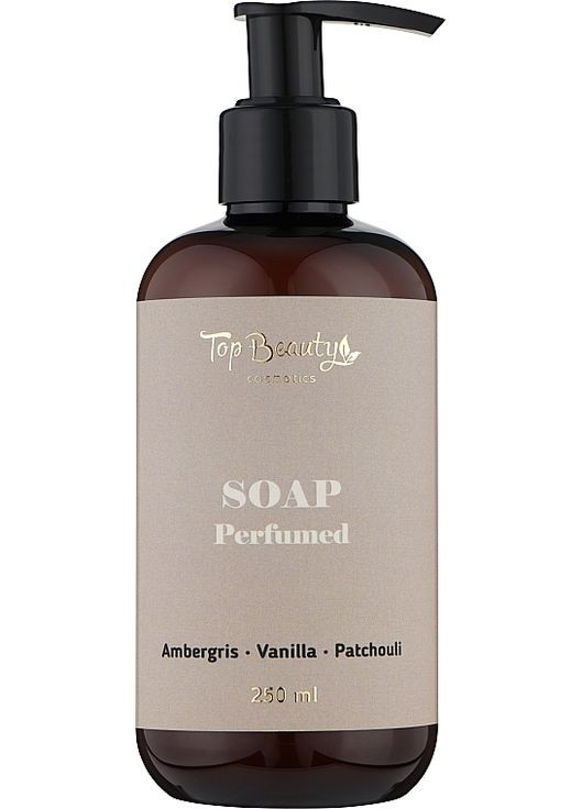 Парфумоване рідке мило для рук та тіла "Амбра-Ваніль-Пачулі" Soap Perfumed 250ml (1425190-27863967) Top Beauty (368637078)