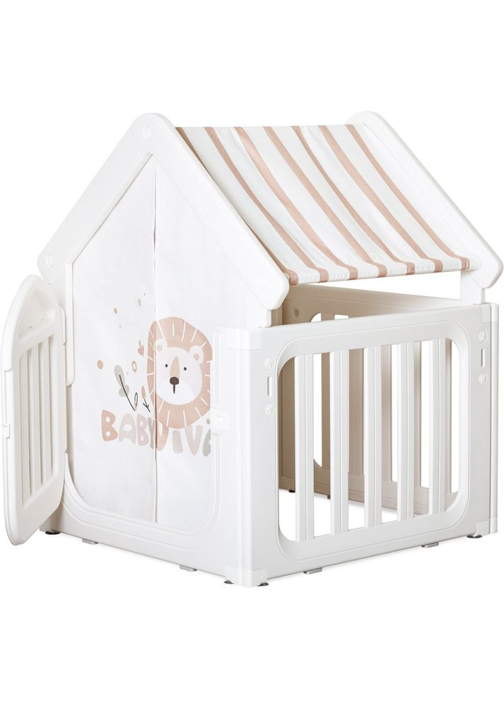 Манеж-будиночок для дітей Lulu House (арт. ) Mealux KD-C029 White (352540134)