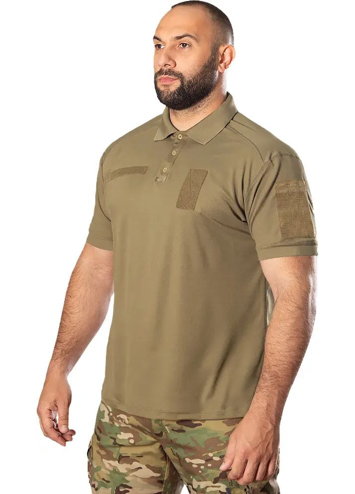 Хаки (оливковая) теннис поло army id 2.0 coolpass pique t tan Camotec