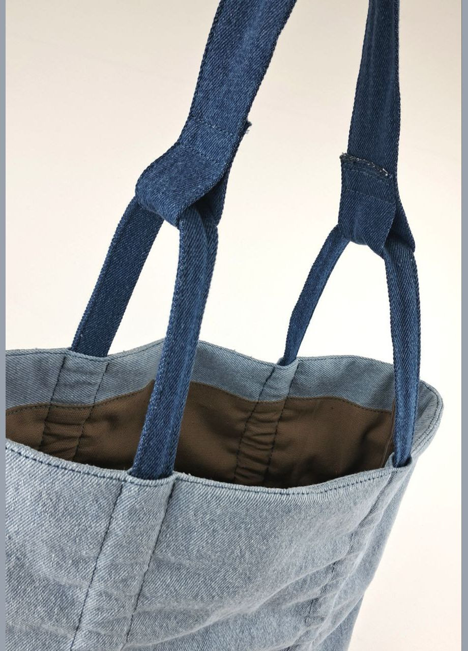 Сумка шопер трансформер джинсова No Brand Шопер (322429366)