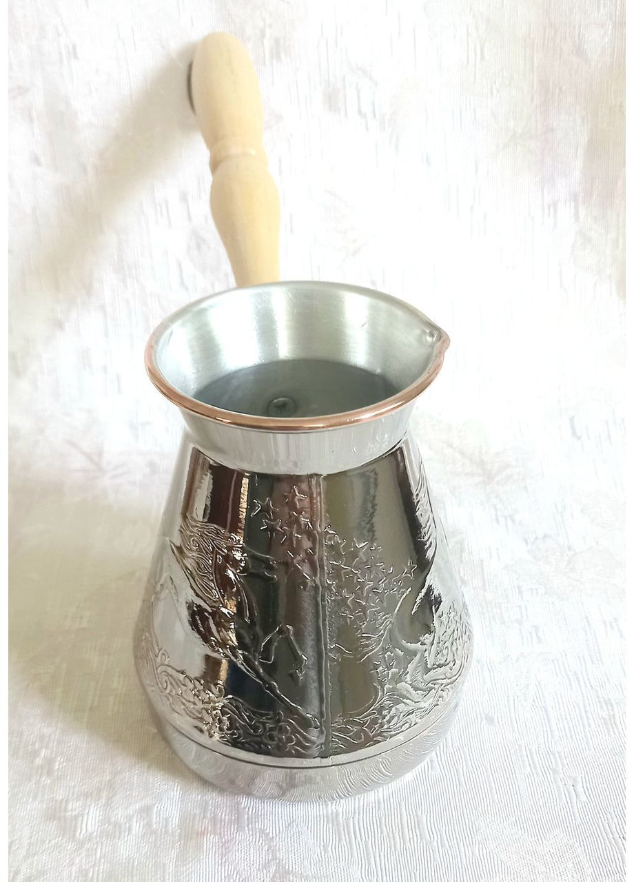 Турка медная Славянск "Кони" (500 мл) Сторчай (366197862)