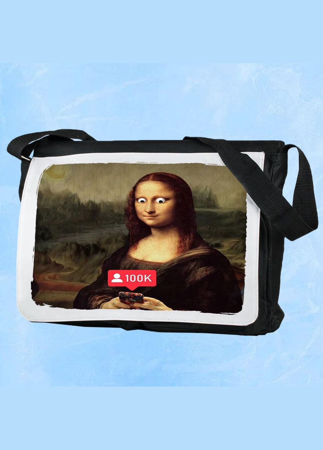 Мужская (женская) сумка через плечо для спортзала дорожная универсальная Art #350 Черный No Brand (322119581)