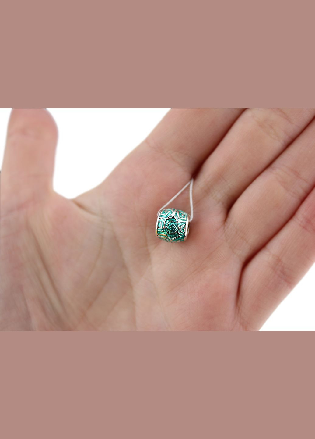 Шарм серебряный Лабиринт эм 3100541б No Brand (317577534)