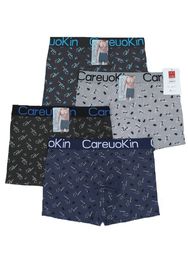 Набір трусів боксерки 4 шт CK A3446 CAREUOKIN (370440505)